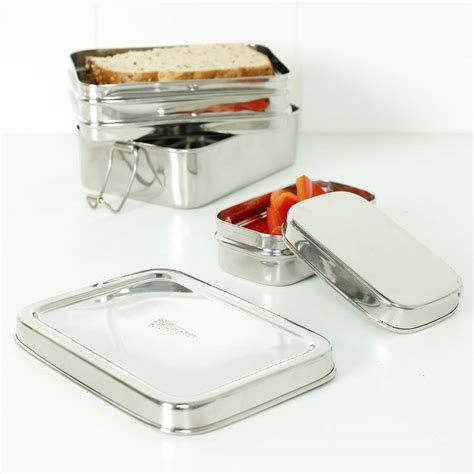 Rectangular Lunch Box (With Steel Container) 